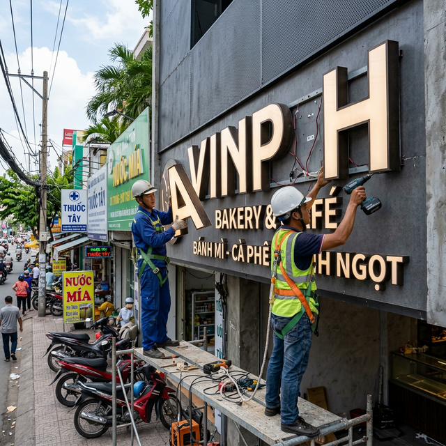 Bảng hiệu cemboard